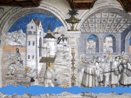 Wandgemälde im Festsaal des Klosters zu Stein am Rhein.