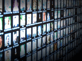 Screenshot von Thumbnails mit Proträts