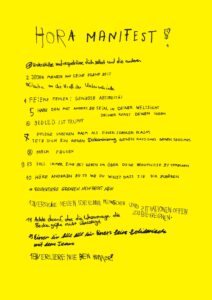 Theater Hora Manifest