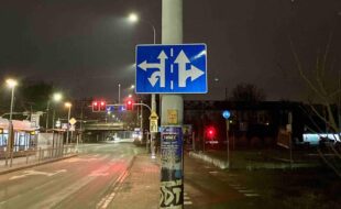 Kreuzung Ulitsa Grabiszynska. Bild: Jochen Langner.