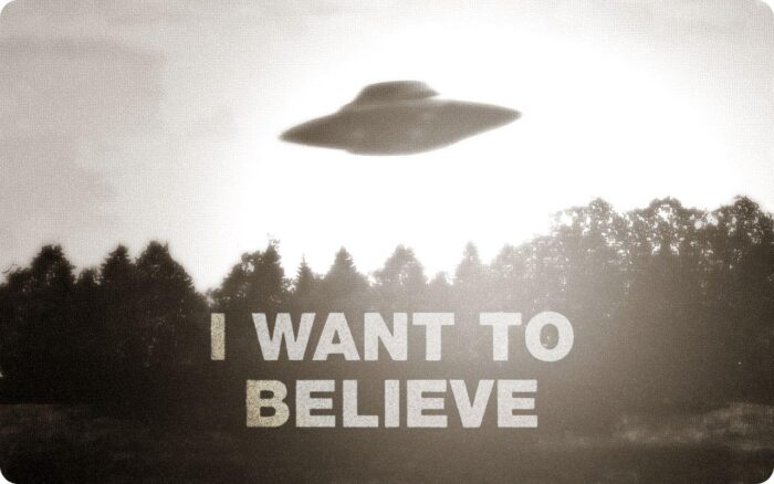 I want to believe