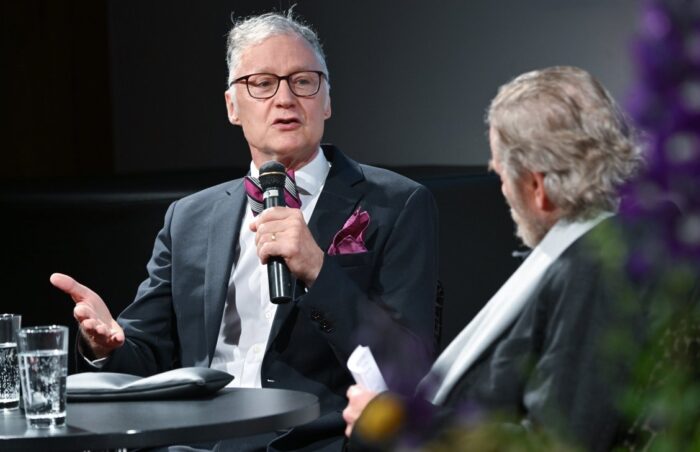 Hermann Bohlen, Wolfgang Schiffer. Bild: Medienstiftung / Volkmar Heinz.